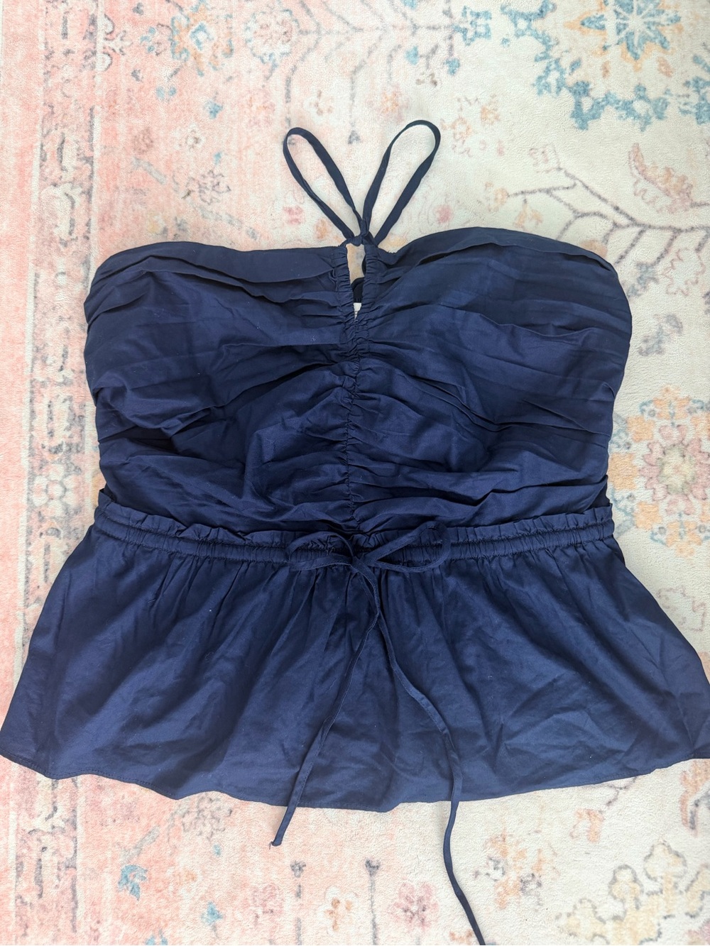 Loft Ruffled Peplum Top